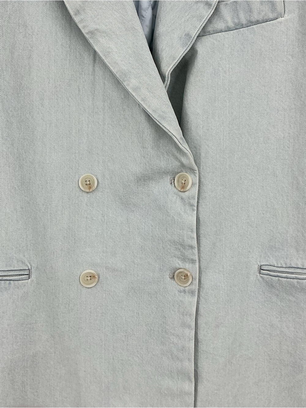Levi’s Denim Light Wash Double Breasted Jacket/Blazer - Picture 4 of 16